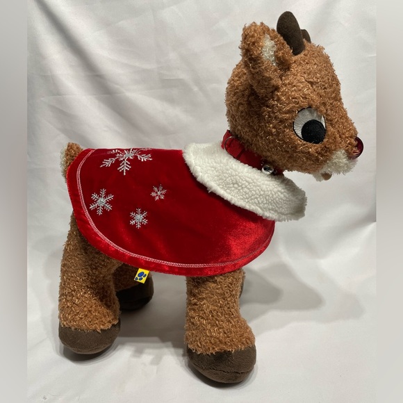 BAB Build A Bear Workshop Rudolf the Red-Nosed Reindeer great condition - Picture 5 of 11